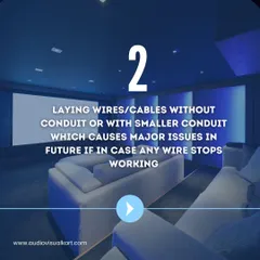 A critical planning tip: never lay wires or cables without a conduit, and don't use one that's too small. If a wire fails in the future, a proper conduit will save you from having to break walls or floors just to replace it. This is the kind of foresight I bring to every installation.