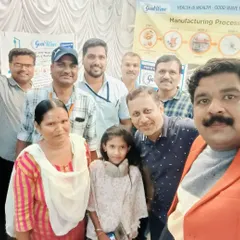 Posing with audience members and fans after my show in Chamarajanagar. Interacting with them is the best reward.