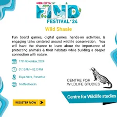 An overview of a Wild Shaale workshop held at the FIND Festival. We use board games, digital tools, and hands-on activities to teach wildlife conservation in an engaging and accessible format.