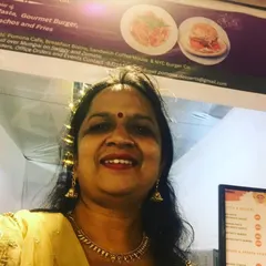 Here I am at our stall during the Chembur Durga Puja. I believe in being personally involved to ensure the quality of food and service at every event I cater.