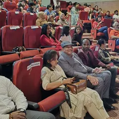 Our audience of proud parents, family, and friends eagerly waiting for the show to begin. Providing a professional event for our students to perform in is just as important as the music lessons themselves.