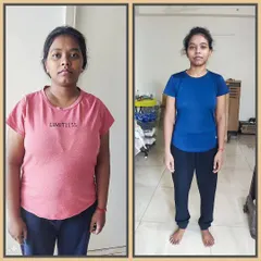 With my online coaching program, you can achieve incredible results no matter where you are. My client Subhadra lost 16 kgs in 6 months, proving that with the right guidance and your dedication, distance is not a barrier to your body transformation goals.