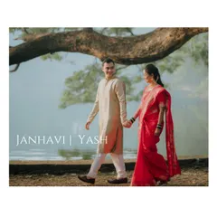 I love capturing couples in their element. Here, Janhavi and Yash take a serene walk by the water, their traditional Maharashtrian attire adding a timeless elegance to their pre-wedding photoshoot.