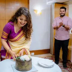 No celebration is complete without a cake. It's a sweet end to a month of hard work and dedication. These are my people.