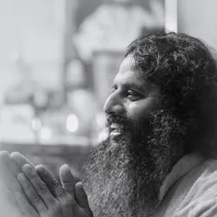 This is a portrait of my guru, Shri Maitreya ji, captured in a moment of divine presence. My spiritual portrait sessions are for anyone seeking to connect with their deeper self, creating an image that serves as a guide and an inspiration.