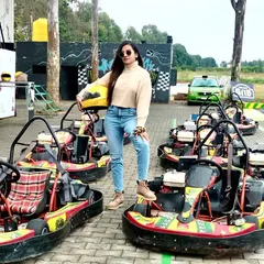 Actress Namratha Gowda from the Naagini fame knows where to go for her karting fix. It's always great to host fellow adrenaline junkies.