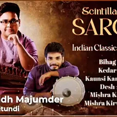 The cover art for the album 'Scintillating Sarod', a project I was honoured to contribute my tabla playing to. This is a tangible result of dedicated studio work.