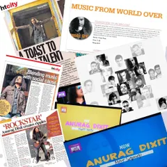 My work as an artist has been covered extensively by national and international media over the years. This collage shows some of the press features from publications that have followed my career, from pop hits to my current focus on mentorship.