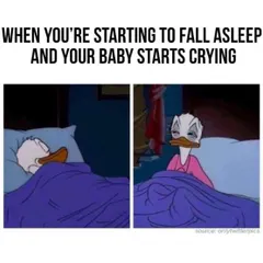 That all-too-familiar moment when you're just about to fall asleep, and the baby monitor lights up. The nightly parent shift begins!