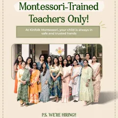 At Kinfolk, your child is always in the safe and trusted hands of Montessori-trained teachers. We are also hiring passionate early years educators to join our team!