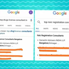 We are grateful to appear as a top result for clients searching for specialized services like Drug License and NSIC Registration consultants in Bangalore. This reflects our deep expertise in these niche compliance areas.