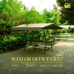 Tired of the same four walls? I offer flexible outdoor work setups surrounded by greenery. It's the ideal alternative to your home office or a stuffy corporate building.