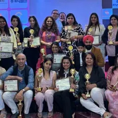 A group photo with fellow award winners. Moments like these motivate me to keep learning, growing, and creating the best possible products for you.