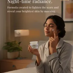 This is your new favorite night-time ritual for radiance. My Lotus Fantasy Night Cream is formulated to lighten scars and reveal your brightest skin by morning, letting you wake up to a timeless glow.