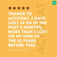 A powerful testimonial from a client who lost 24 kgs in just 4 months. Our structured meal plans take the guesswork out of dieting, making significant weight loss achievable and sustainable.