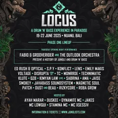 Honored to be returning to Locus Drum & Bass Festival. Last year was special, and this year I want to go even deeper with my classically rooted sound.