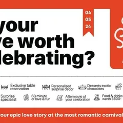 Is your love worth celebrating? Our SuperDate event includes everything from carnival vibes and personalized decor to a surprise specialist and an aftermovie of your celebration.