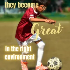 They become great in the right environment. With professional coaching and a supportive team, potential turns into excellence.