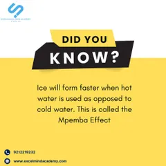 Did you know hot water can freeze faster than cold water? This phenomenon, called the Mpemba Effect, is one of the many amazing science facts we love to share to keep our students curious and engaged.