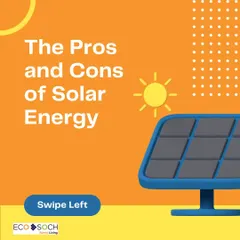 An infographic explaining the pros and cons of solar energy. We believe in transparency and want our customers to make informed decisions about their investment in a sustainable future.