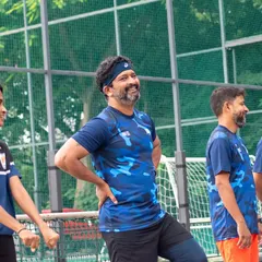 Smiles all around during our Independence Day workout. It's moments like these that define the RSF community spirit.