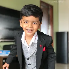A precious throwback to where it all began. Here is my son Agastya in his birthday best, the very first outfit that sparked the idea for Vern Kids.