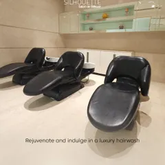 Rejuvenate and indulge at our luxurious hair wash station. The ergonomic design of our chairs ensures complete comfort as you receive a relaxing head massage and shampoo service, preparing you for your haircut or treatment.