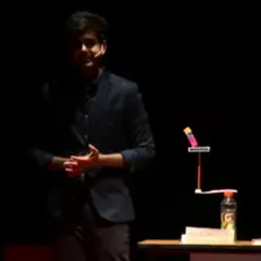 A moment from my TEDx talk, where I quoted one of my favorite authors, Elizabeth Gilbert, on living a creative life. Her book "Big Magic" has been a huge inspiration for me.