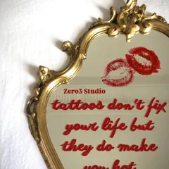 "Tattoos don't fix your life but they do make you hot." A fun post for Valentine's Day, because ink is a better gift than flowers.