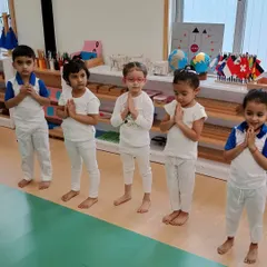 From quiet meditation and yoga poses in the classroom to the energetic races and team drills on Sports Day, we focus on holistic child development. These activities help build physical strength, coordination, and the spirit of sportsmanship.