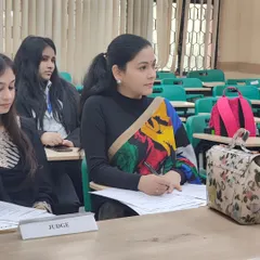 Here I am in my capacity as a judge for a mediation competition at Jamia Hamdard University. I am a strong advocate for Alternative Dispute Resolution (ADR) as the future of law.