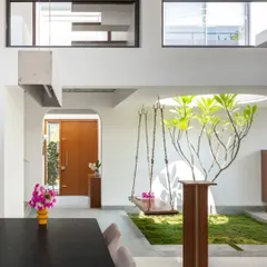 Another shot from The Architect's Diary feature on SAMAM House, highlighting the central courtyard as the home's standout feature.