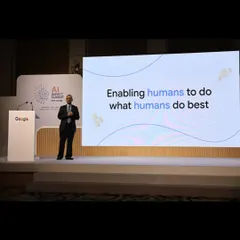A keynote presentation at the Google AI Impact Summit. We managed the complete show execution, including content and FOH management, to deliver a premium, insight-driven experience for industry leaders.