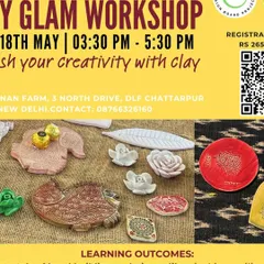 Unleash your creativity with clay. Our Clay Glam workshop teaches the fundamentals of hand-building techniques like pinching and coiling. All materials are provided, and you can take your beautiful creations home.