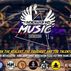 The event poster for the 'Underground Music Showdown' where I was a guest performer. I'm deeply connected to the grassroots hip-hop scene and frequently support underground events.