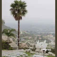 An intimate wedding ceremony setup in the backyard of a San Diego Airbnb. It proves that a destination can be personal and soulful, not just grand.