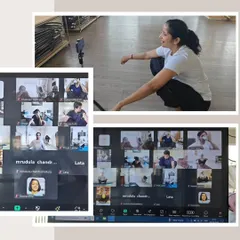 A collage from our Kunjal Kriya online workshop. We guide our students, both in-person and virtually, through this powerful cleansing technique to improve digestion, gain mental clarity, and reset the system.