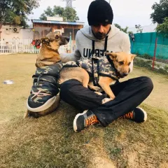 A happy "Pawther's Day" moment with two of my furry kids. My connection with these animals is personal, and it drives me to find every single one of them a loving family.