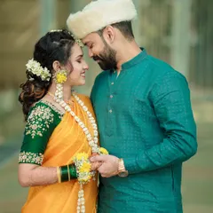An intimate moment during a Maharashtrian pre-wedding ceremony. I focus on the quiet connections and traditional details that make your celebration unique, telling a story of love and heritage.