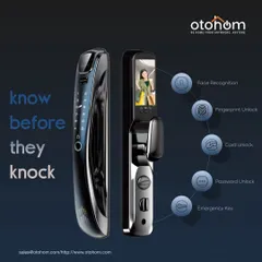 Our smart door lock is engineered for ultimate security and convenience. It offers multiple ways to enter, including face recognition, fingerprint, card, and password, so you always know who is at your door and can manage access intelligently.
