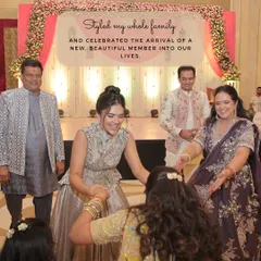 One of my favorite moments of 2024 was styling my entire family for a wedding and celebrating a new member joining our lives. Everyone felt happy and confident in their looks.