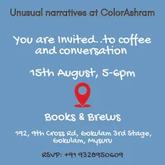 Our 'Unusual Narratives' series features inspiring talks from members of our community. This invitation is for a coffee and conversation with a former intern who is now building her own natural-dye lifestyle brand.