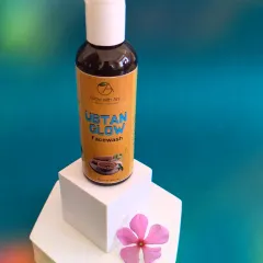 Another look at the Ubtan Glow Facewash. It offers gentle exfoliation, acne control, and chemical-free cleansing.