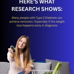 Research shows that many people with Type 2 Diabetes can achieve remission, especially if weight loss happens early in the diagnosis. It is possible.