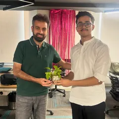 A wonderful moment from a corporate yoga session with SMC Global and Zoo Media Network. It's amazing to see colleagues come together to breathe, stretch, and find a moment of peace in their busy workday.