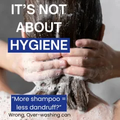Washing your hair more often won't necessarily solve dandruff. In fact, over-washing with harsh shampoos can irritate your scalp and make the flaking worse. We recommend a balanced approach with the right products.