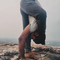 In a moment of Dharana, or concentration, the mind becomes steady like a flame in still air. Here, in a deep forward fold, the practice is not just physical; it is about freeing the mind from distraction and returning to your true nature.
