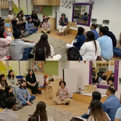 During our Parent Visits, we open our doors for families to experience our philosophy firsthand. Parents sit in on discussions with our founder, engage with educators, and explore the learning spaces, building a bridge between home and school.