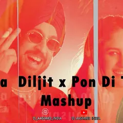 This is the official cover art for my "Naina" by Diljit Dosanjh and "Pon Di Thing" mashup. I create professional graphics for all my tracks, making them ready for promotion and distribution.