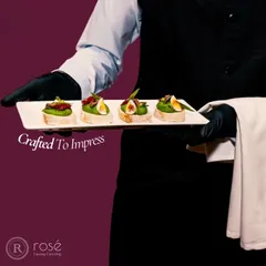 Every detail is crafted to impress. Our team of professional servers ensures that each canapé is presented with elegance and precision, reflecting our commitment to world-class service and hospitality.